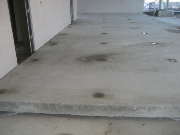 Jacked up floor